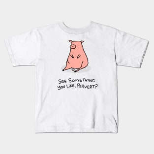 Grumpy Pig Kids T-Shirt